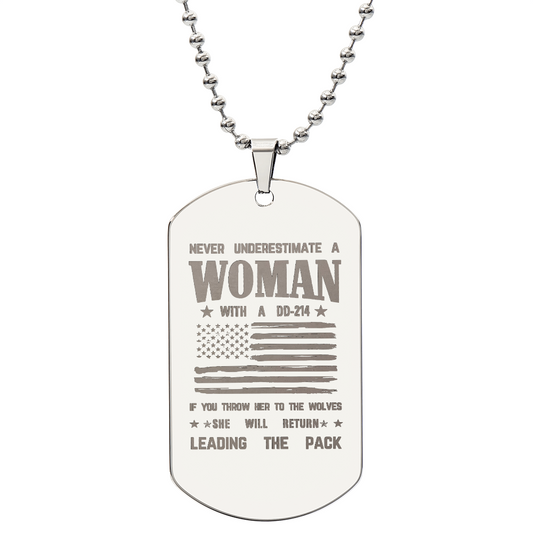 Female Vet Dog Tag