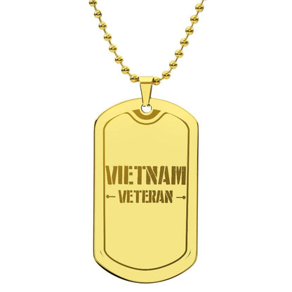 Vietnam Veteran Dog Tag