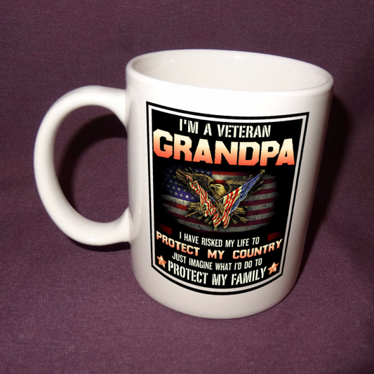 Veteran Grandpa Mug