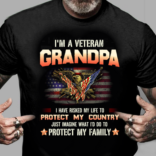 Veteran Grandpa Shirt