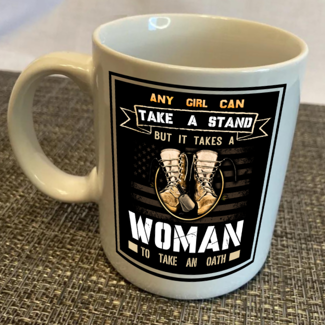 Female Veteran Coffee Mug