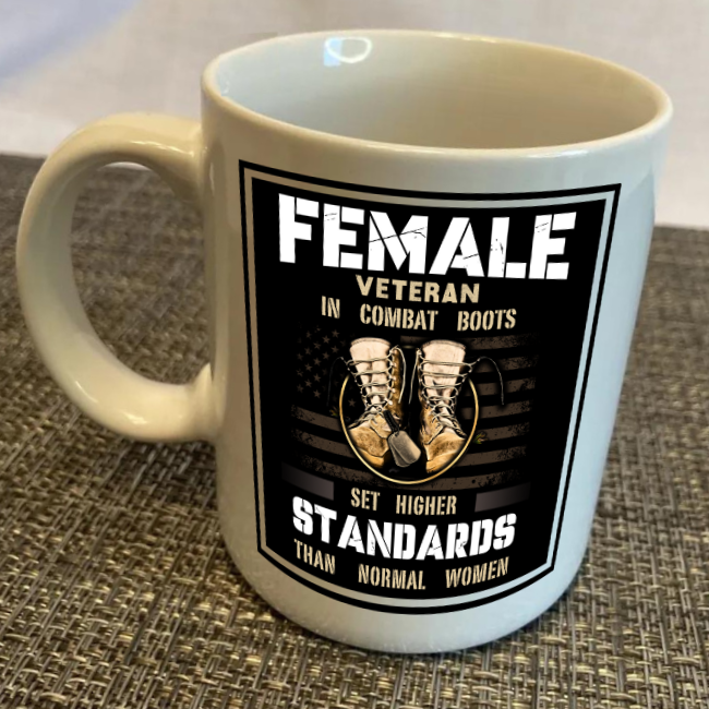 Female Veteran Coffee Mug