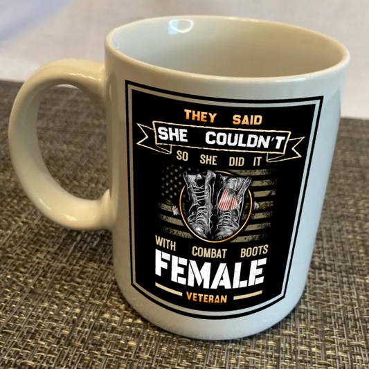 Female Veteran Coffee Mug
