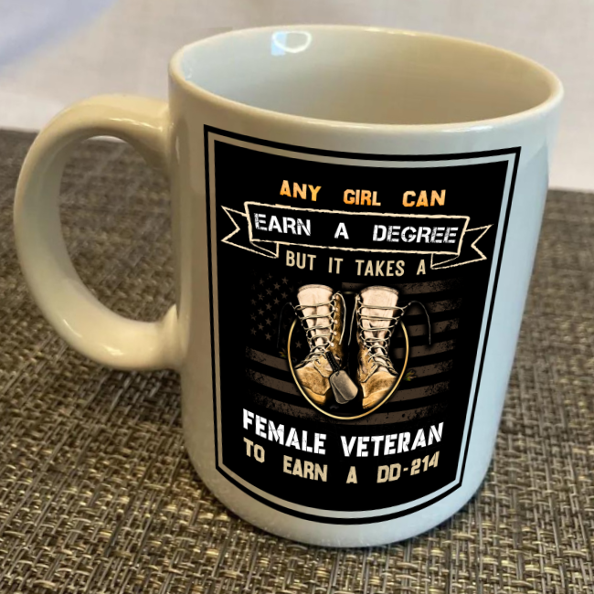 Female Veteran Coffee Mug