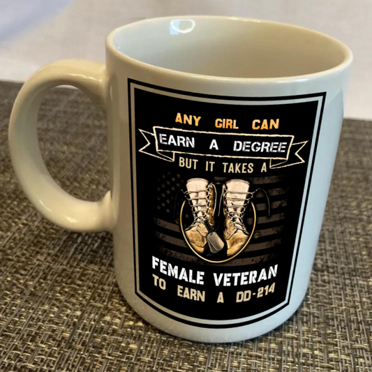 Female Veteran Coffee Mug