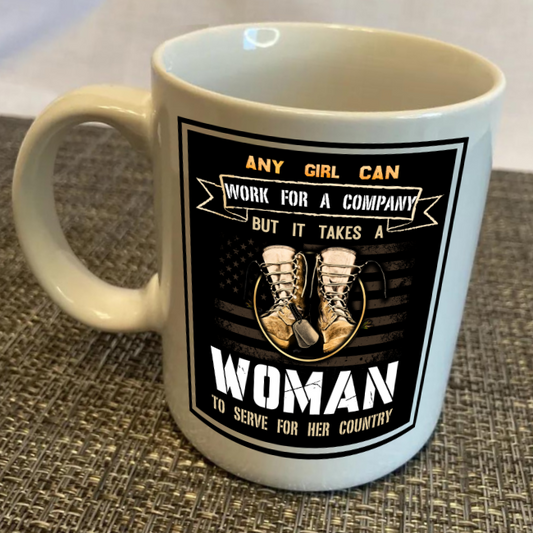 Female Veteran Coffee Mug