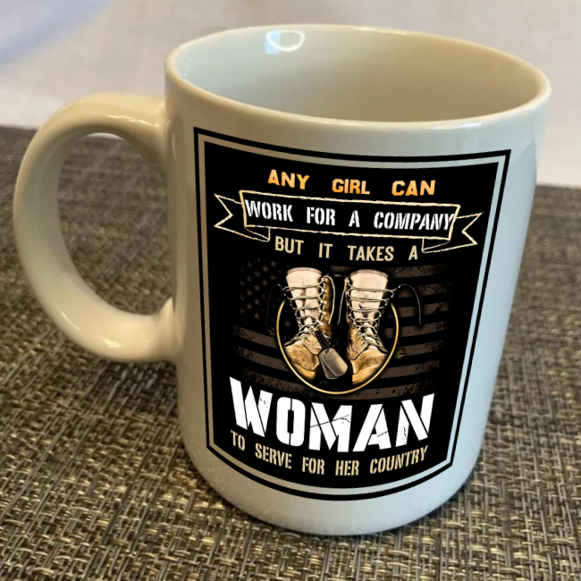 Female Veteran Coffee Mug
