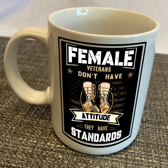 Female Veteran Coffee Mug