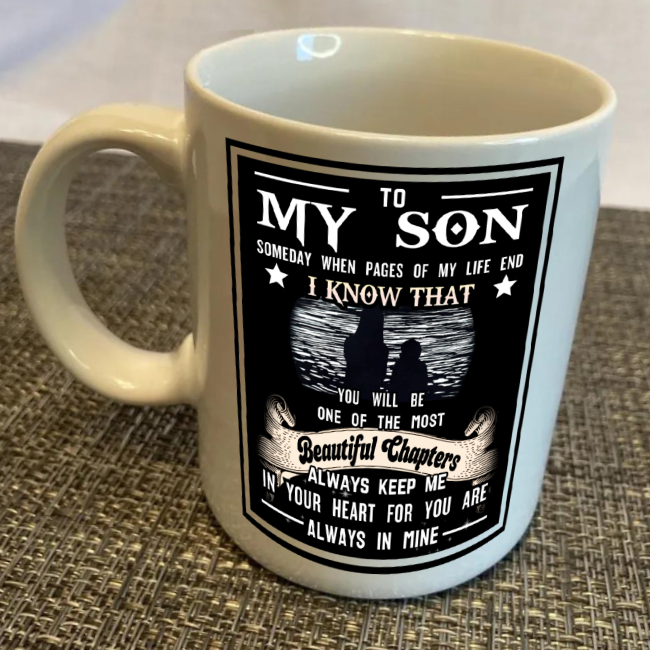 To My Son Coffee Cup