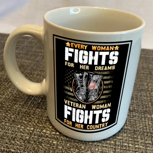 Female Veteran Coffee Mug