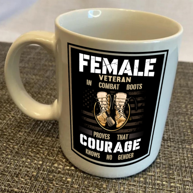 Female Veteran Coffee Mug