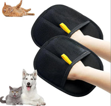 Load image into Gallery viewer, Pet Electrostatic Hair Removal Gloves – Two-Way Bristle Remover for Cat &amp; Dog Hair
