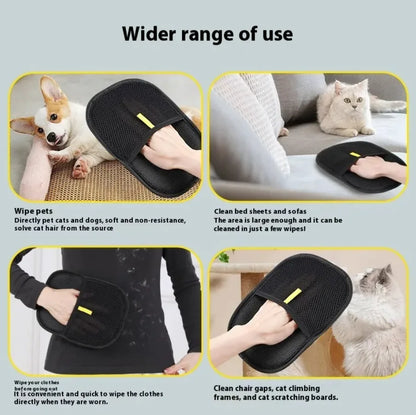 Dual-Sided Pet Hair Remover Glove