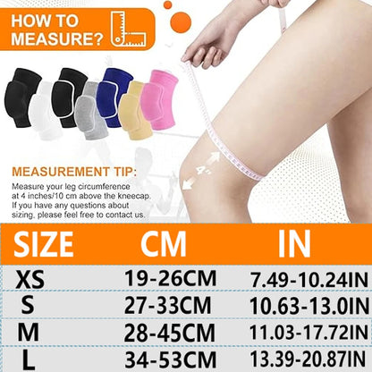Volleyball Knee Pads (Pack of 3) : Soft Breathable Cushioned Knee Protection
