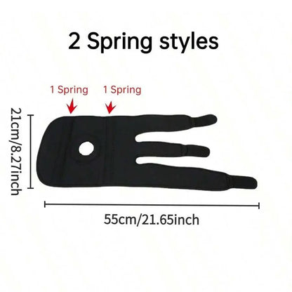 Knee Support with Springs (Pack of 3) : Adjustable Sports Wrap Knee Pad