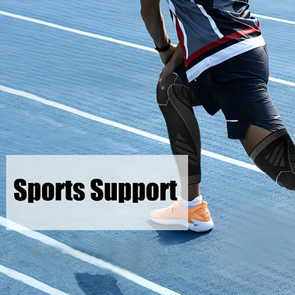 Full Leg Knee Sleeve (2 Pair) — Non-Slip Extended Coverage for Daily Sport