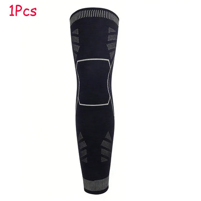 Full Leg Knee Sleeve (2 Pair) — Non-Slip Extended Coverage for Daily Sport