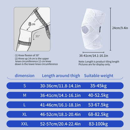 Adjustable Outdoor Knee Support Sleeve (Pack of 3) : Breathable V-Cross Wrap Support Sleeve