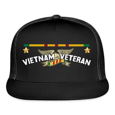 Trucker Regular Vet Cap - black/black